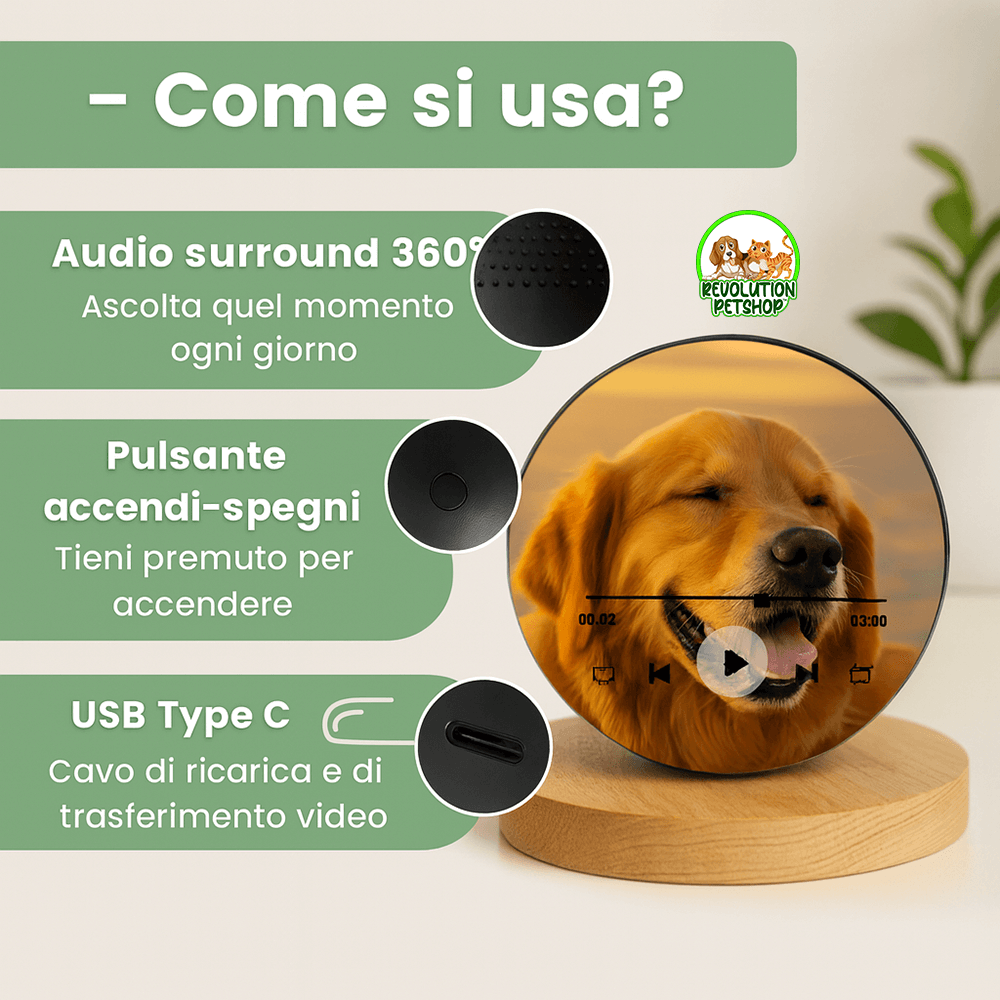 SFERA DI CRISTALLO VIDEO PERSONALIZZATO