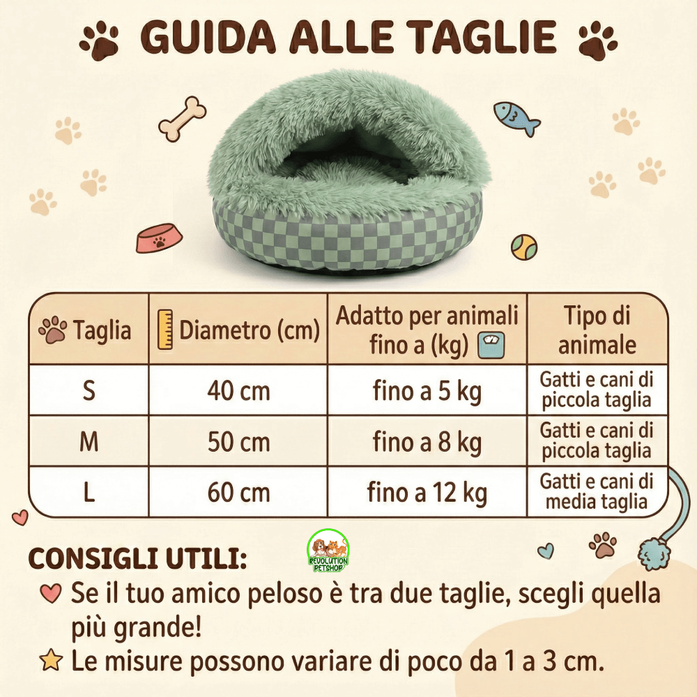 CUCCIA A CAVERNA PELOCOCCOLA™