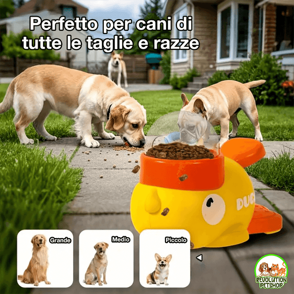 SNACKOTTO™ DISPENSER INTERATTIVO ANTI-VORACE CANI & GATTI