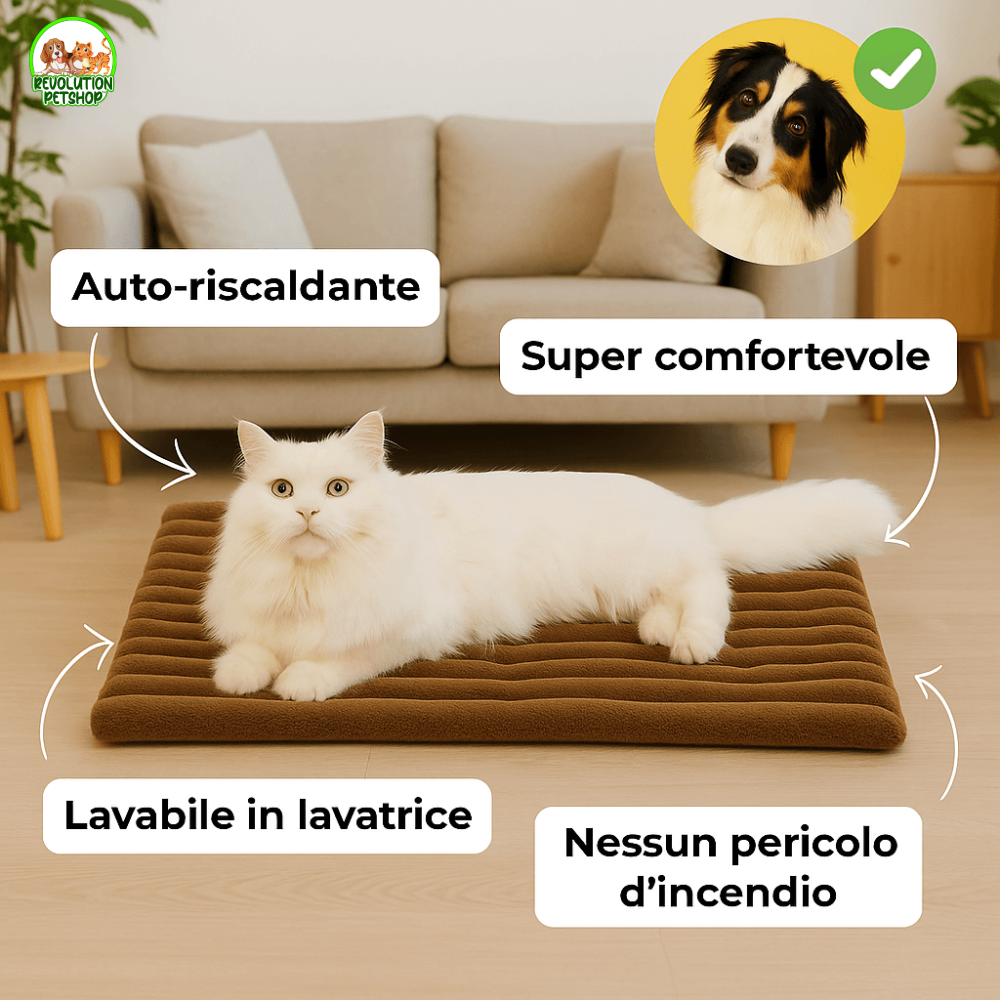 TAPPETINO AUTORISCALDANTE INVERNALE SCALDAPELO™