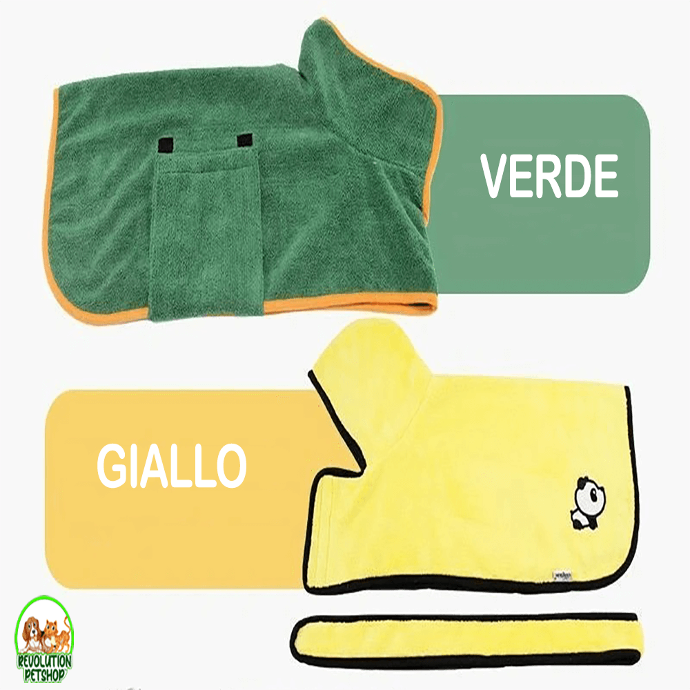 ACCAPPATOIO PER ANIMALI "BATHYPET™ DI REVOLUTIONPETSHOP