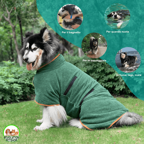 ACCAPPATOIO PER ANIMALI "BATHYPET™ DI REVOLUTIONPETSHOP