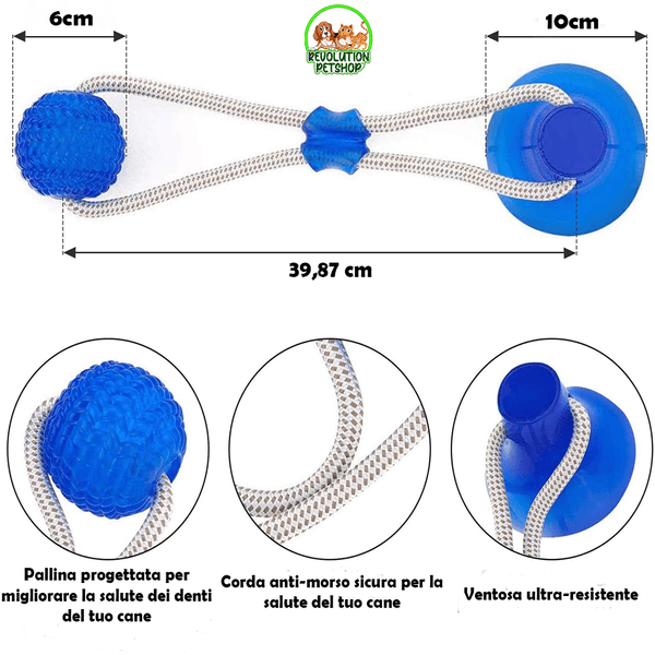 PALLINA GIOCO CON VENTOSA BALLDOG™