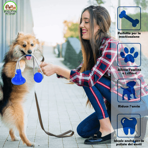 PALLINA GIOCO CON VENTOSA BALLDOG™