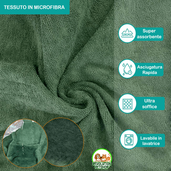 ACCAPPATOIO PER ANIMALI "BATHYPET™ DI REVOLUTIONPETSHOP
