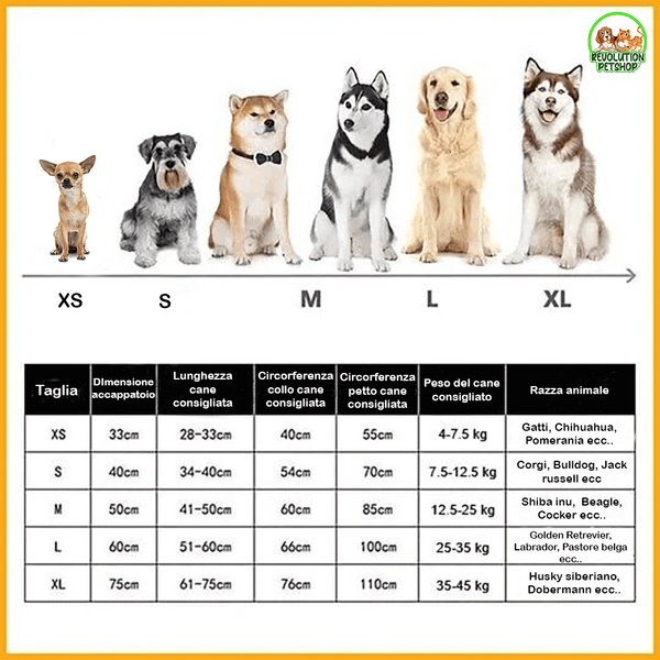 ACCAPPATOIO PER ANIMALI "BATHYPET™ DI REVOLUTIONPETSHOP